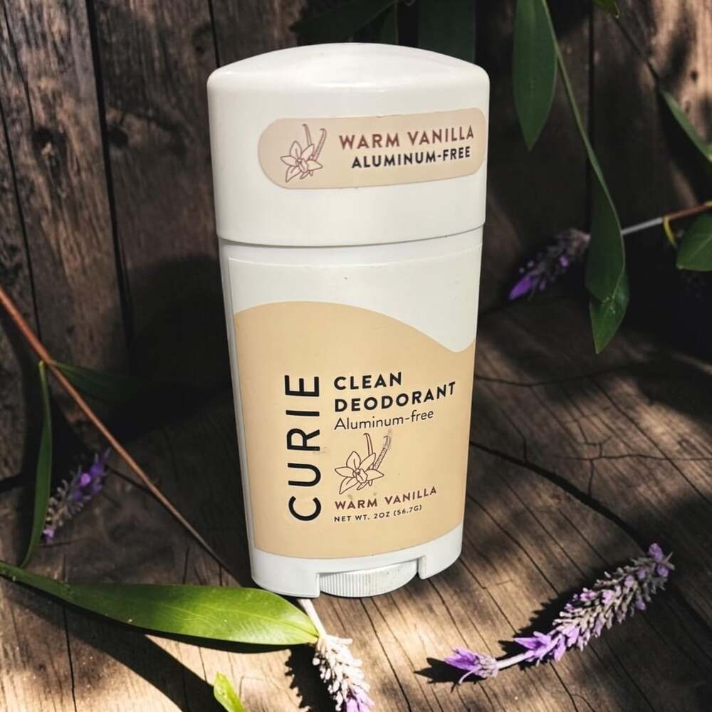 Curie Clean Deodorant Stick Size 2 oz Warm Vanilla Aluminum-Free